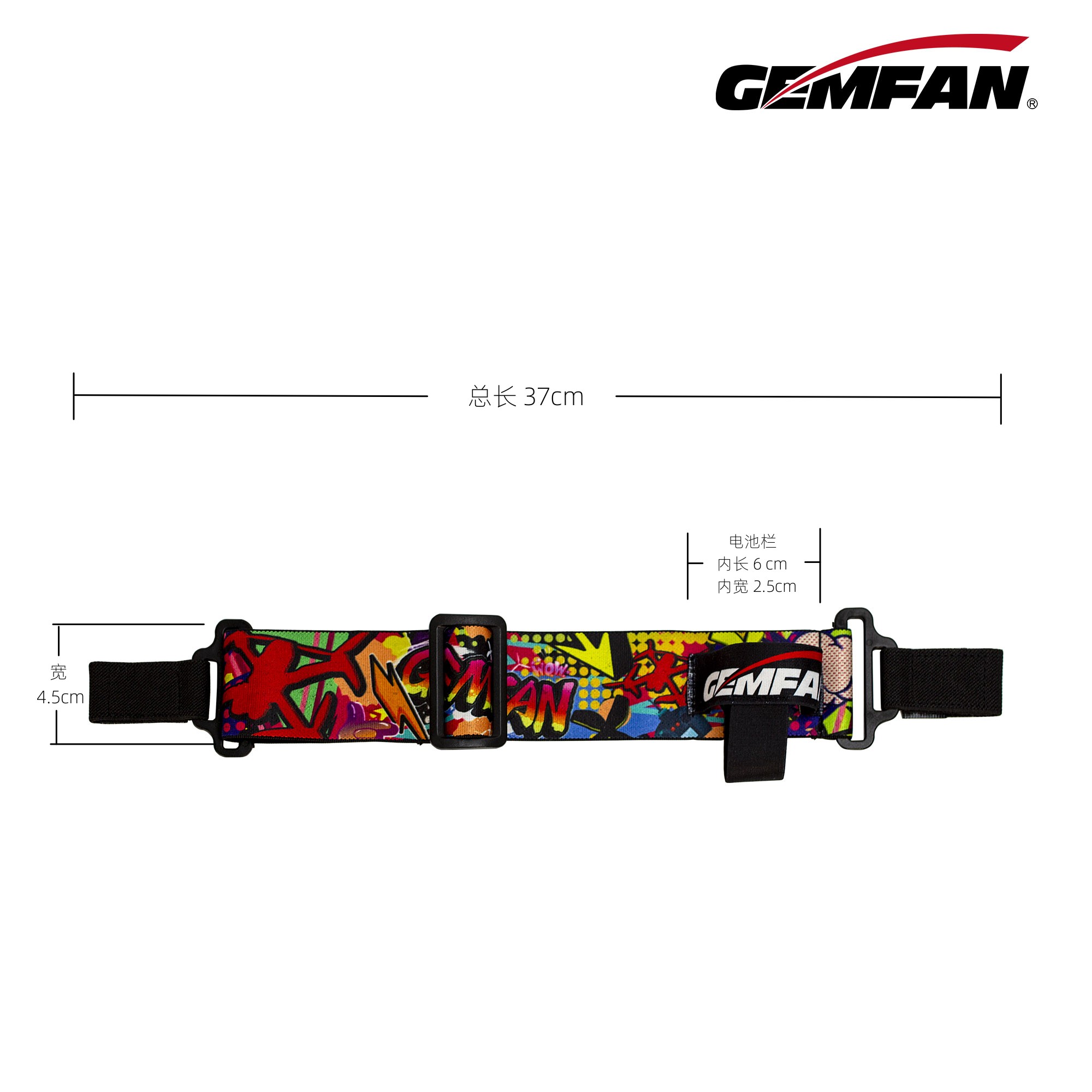 GEMFAN GOGGLE Battery Strap FP - Drone Battery Strap ulasan dan harga