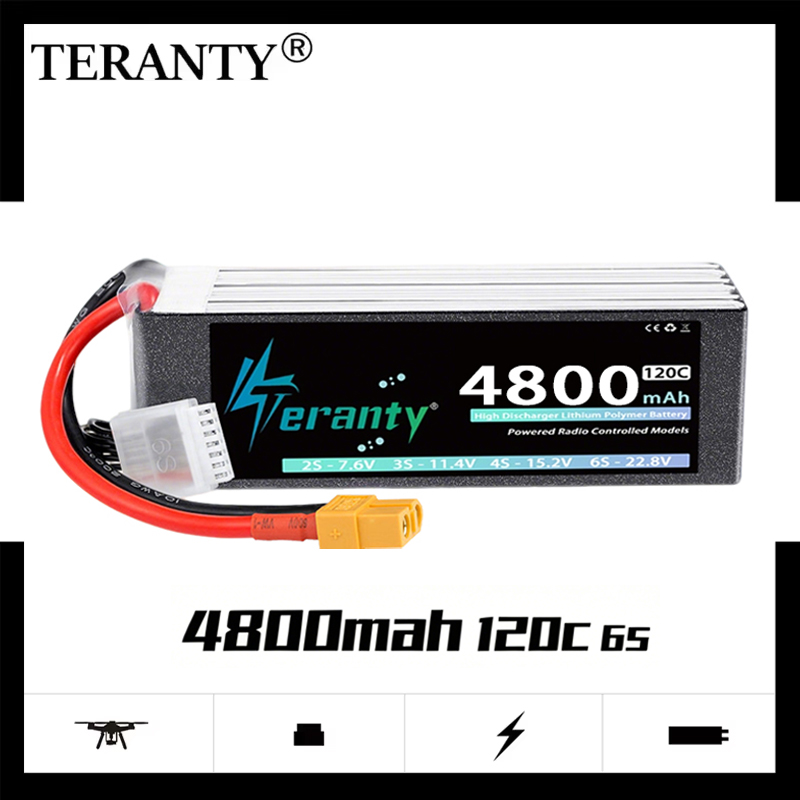 TERANTY 6S 4800mAh Lipo Batter - Drone Battery Connector ulasan dan harga